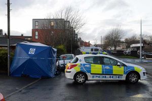 The tragedy unfolded close to The Puffing Billy pub which was cordoned off