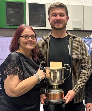 Mixed doubles delight for Donna Bennett and Jack Hewitt of Malpas Sports