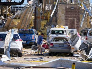 Supporting image for story: At least 20 dead as storms carve path of destruction across southern US