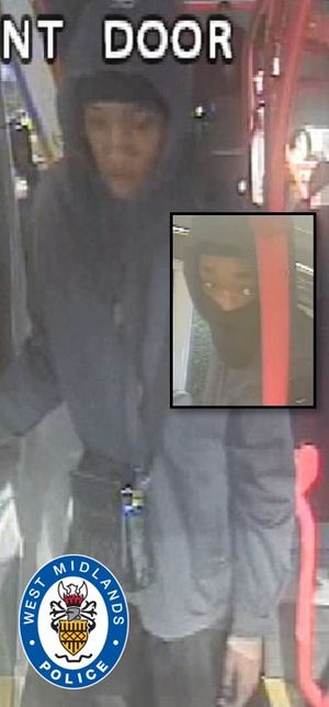 This is the image of the man West Midlands Police want to speak to about an assault on a bus