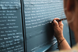 Names will be handwritten onto the NHS Spitfire to raise funds for NHS Charities Together