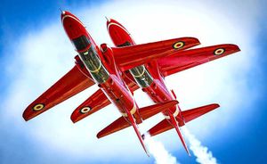 The Red Arrows in action. Photo: SAC Tim Laurence