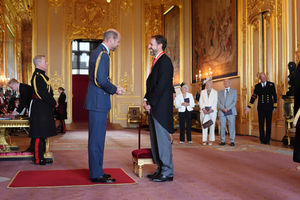 Gareth Southgate is made a Knight Bachelor by the Prince of Wales at Windsor Castle. The honour recognises services to football