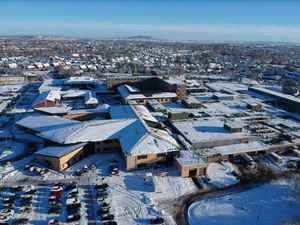 Supporting image for story: Shropshire hospital staff who battled through snow are thanked 