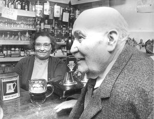 Supporting image for story: 'Why do "middle aged white men" keep getting it in the neck?' - Your Letters plus enjoying a pint of mild at a Shropshire village local in the 1970s, in our Picture from the Past series