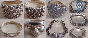 West Midlands Police have asked for anyone who recognises this jewellery to get in touch. Photo: West Midlands Police