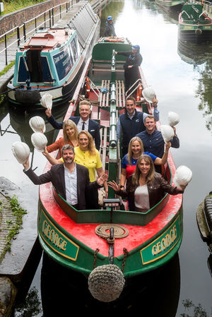 Clockwise from top left: Paul Hull (KMB Shipping Group), Gareth Jones (In-Comm Training), Paul Crofts (Dudley Canal & Tunnel Trust), Sarah Moorhouse (Black Country Chamber of Commerce), Jane Sommerville (Bowers & Jones), Antony Burns (Paycare), Carolyn Smith (TPSquared) and Lisa Cowley (Beacon Centre for the Blind)