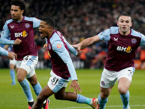 Supporting image for story: Ezri Konsa celebrates successful 'revenge' mission for Aston Villa's history boys
