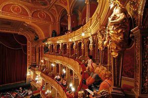 The decor in the Opera House is stunning
