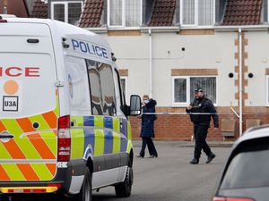 Police at Farley Road in West Bromwich after an early-hours shooting