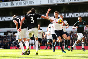 Jonas Olsson of West Bromwich Albion in action at Spurs (AMA)