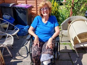 Supporting image for story: Councillor steps up campaign over 'awful' roads after vacuum cleaner fall left her in a wheelchair