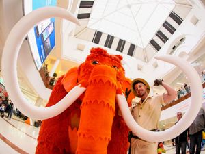 Supporting image for story: Mammoth fun with CBBC star at intu Merry Hill