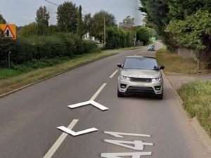 Supporting image for story: Driver treated by medics after vehicle crashed through fence and narrowly missed telegraph pole in Christmas Day smash on notorious A41