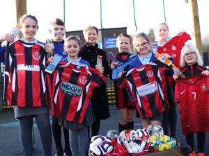Supporting image for story: Bridgnorth junior football team kicks off charity trip