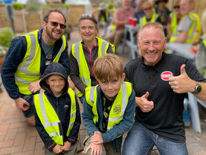 Supporting image for story: Stafford Litter Heroes get restaurant treat after picking up 22kg of rubbish