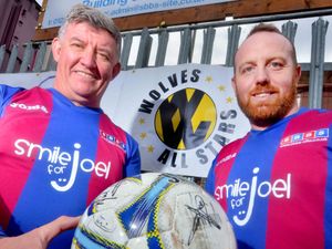 Supporting image for story: Scaffolders prepare for Wolves legends at Smile for Joel charity match