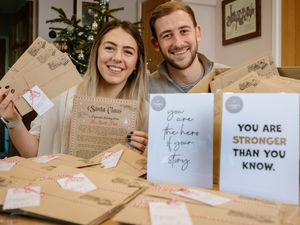 Supporting image for story: Ben and Chloe help Santa bring Christmas cheer to children in hospital