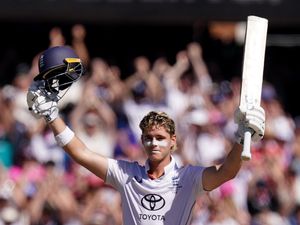 Supporting image for story: England star Jacob Bethell thrilled to silence his critics with Ashes century