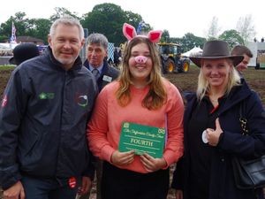 Supporting image for story: Staffordshire homebuilder makes donation to young farmers' county show float
