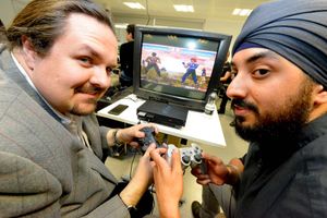 Daniel Riley and Sandeep Matharu from Birmingham