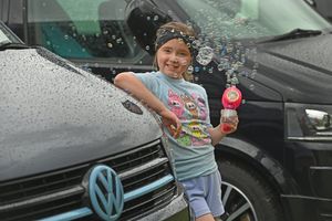 Young Volkswaged fan Elsie Westwood, from Bilston, had a great time at the event!