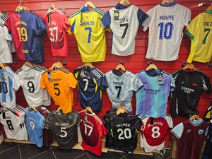 Fake shirts were seized by a national police operation involving addresses in Shrewsbury (PIPCU)