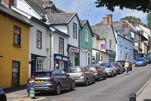 Bishops Castle's High Street. Photo: Steve Leath