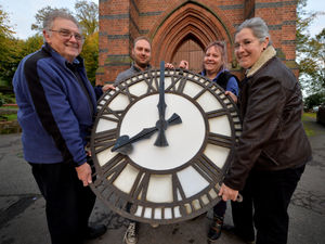 Supporting image for story: Cradley Heath church clock begins restoration journey in Cumbria
