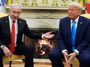 President Donald Trump meets Israel’s Prime Minister Benjamin Neta