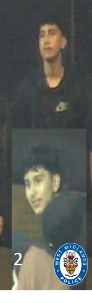 West Midlands Police are appealing for information on the individuals pictured here