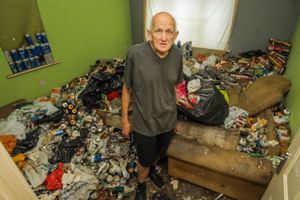 Chris Considine in his flat in Nuneaton, Warwickshire on July 9 2025. 