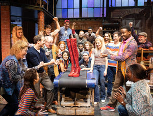 The cast of Kinky Boots. Picture Helen Maybanks