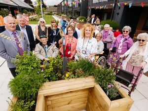Supporting image for story: Community garden idea planted in Wem two years ago finally blooms