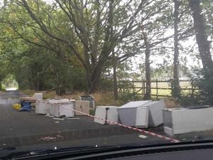 Supporting image for story: 'What's the matter with these people?' Fly-tippers dump fridges along quiet Walsall lane