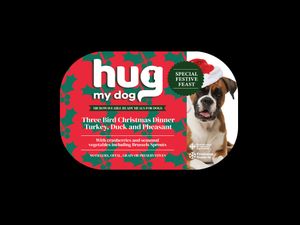 Supporting image for story: Company launches special Christmas dinner treat for dogs 
