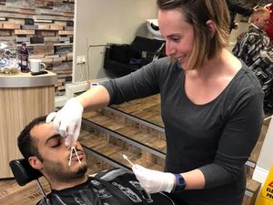 Supporting image for story: Bridgnorth barber shows she is a cut above after taking on poorly rival's clients