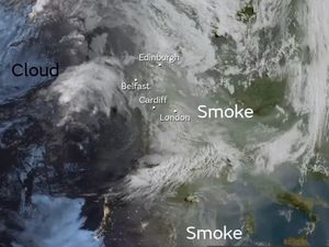 Supporting image for story: Can you smell smoke in Shropshire? Weather gurus suggest this astonishing possibility