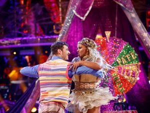 Supporting image for story: Fleur East addresses prop incident that led to her restarting Strictly dance-off