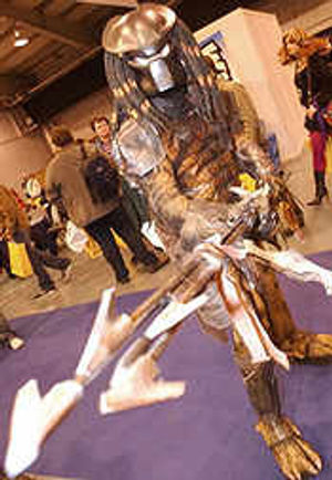 Thousands of fans of science fiction and fantasy films and television were visiting an exhibition centre in Telford today for a massive convention.