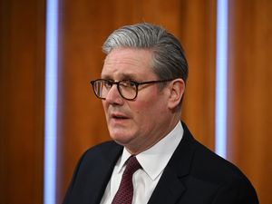 Prime Minister Sir Keir Starmer speaking to the media in Downing Street, London after he hosted a video conference call with international leaders to discuss support for Ukraine