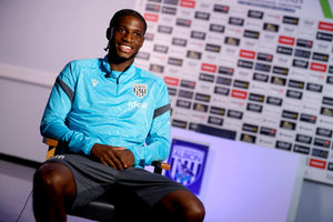 Villa winger Sammy Iling-Junior was Albion's eighth and penultimate new signing of the summer when he checked in on loan on deadline day. (Photo by Adam Fradgley/West Bromwich Albion FC via Getty Images)