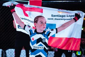 Santi after his first win