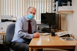 Hospital director David Wells