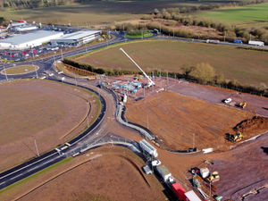 Supporting image for story: Bird’s eye view of hi-tech job site