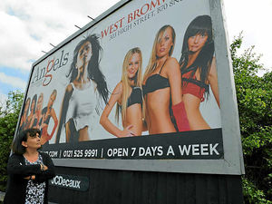 Supporting image for story: Fury at scantily-clad women on Walsall billboard