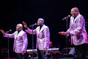 On stage with The Stylistics