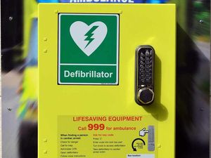 Supporting image for story: Vandals damage life-saving defibrillator
