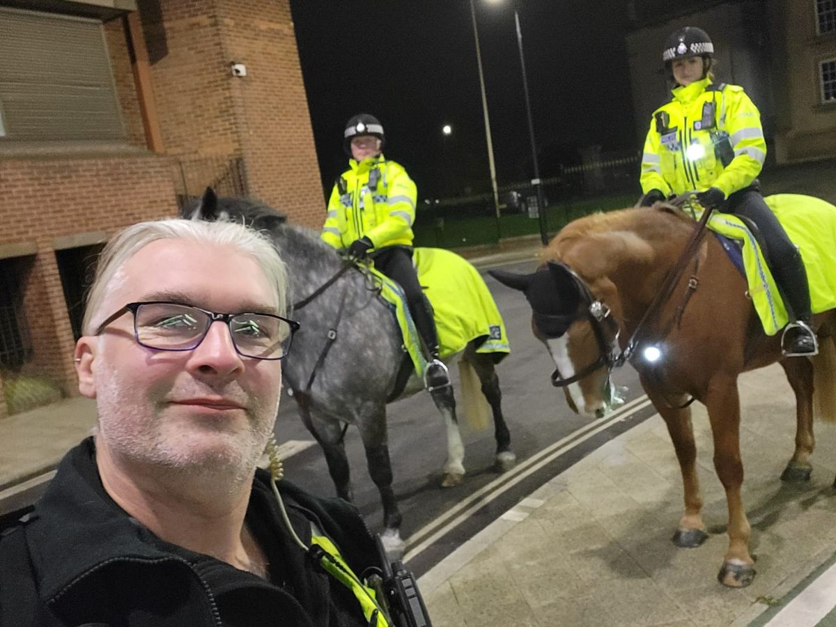 Police horses patrol Wolverhampton city centre for the first time since 1999