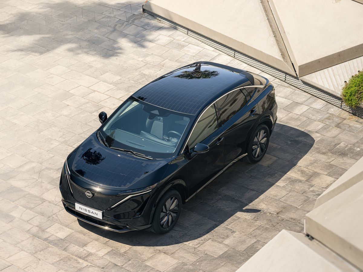 Nissan helps make Ariya SUV go further with solar panel concept Nissan helps make Ariya SUV go further with solar panel concept